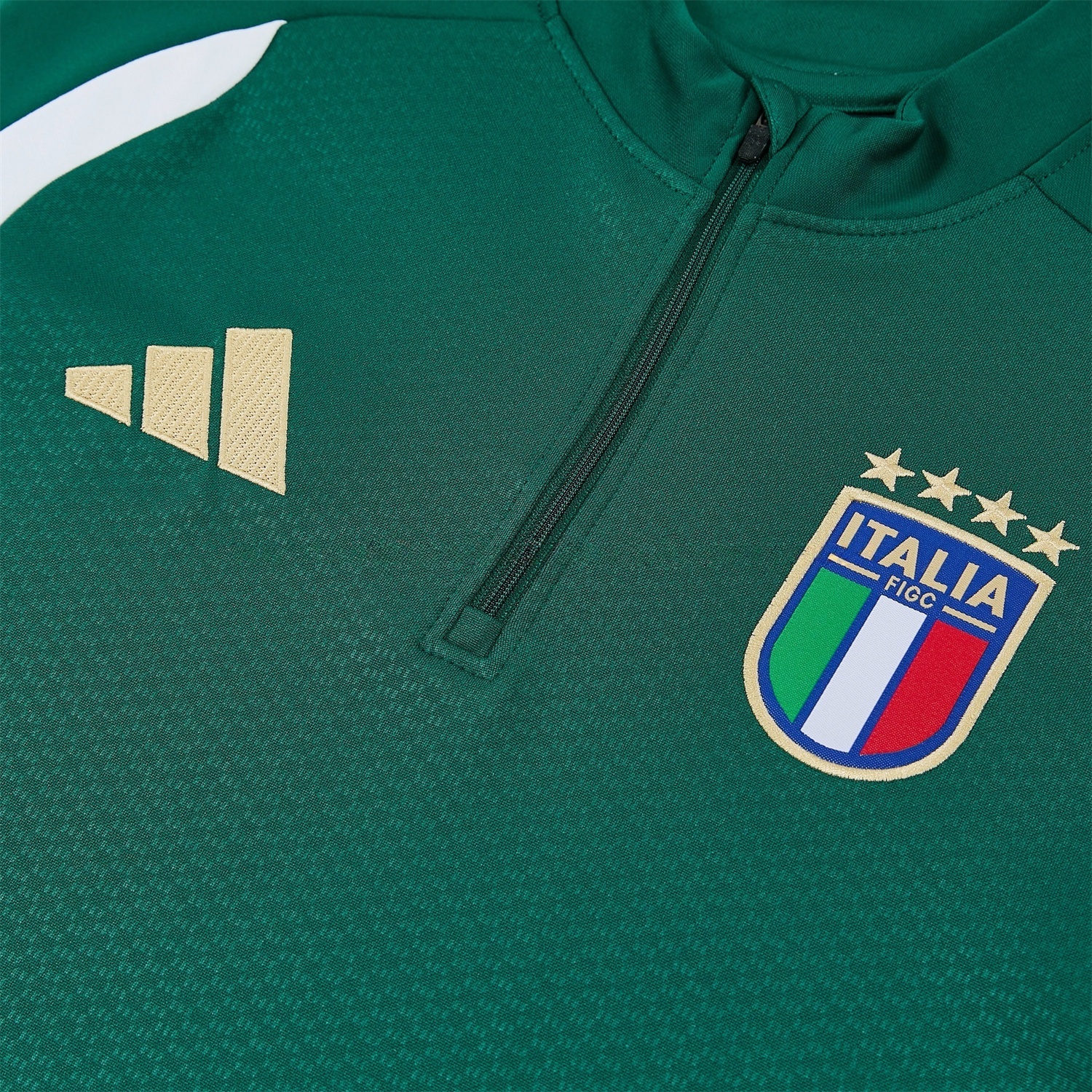 Italy 2026 Long Sleeve Training Set - Green With White Top & Pants - UnitedFutballJersey