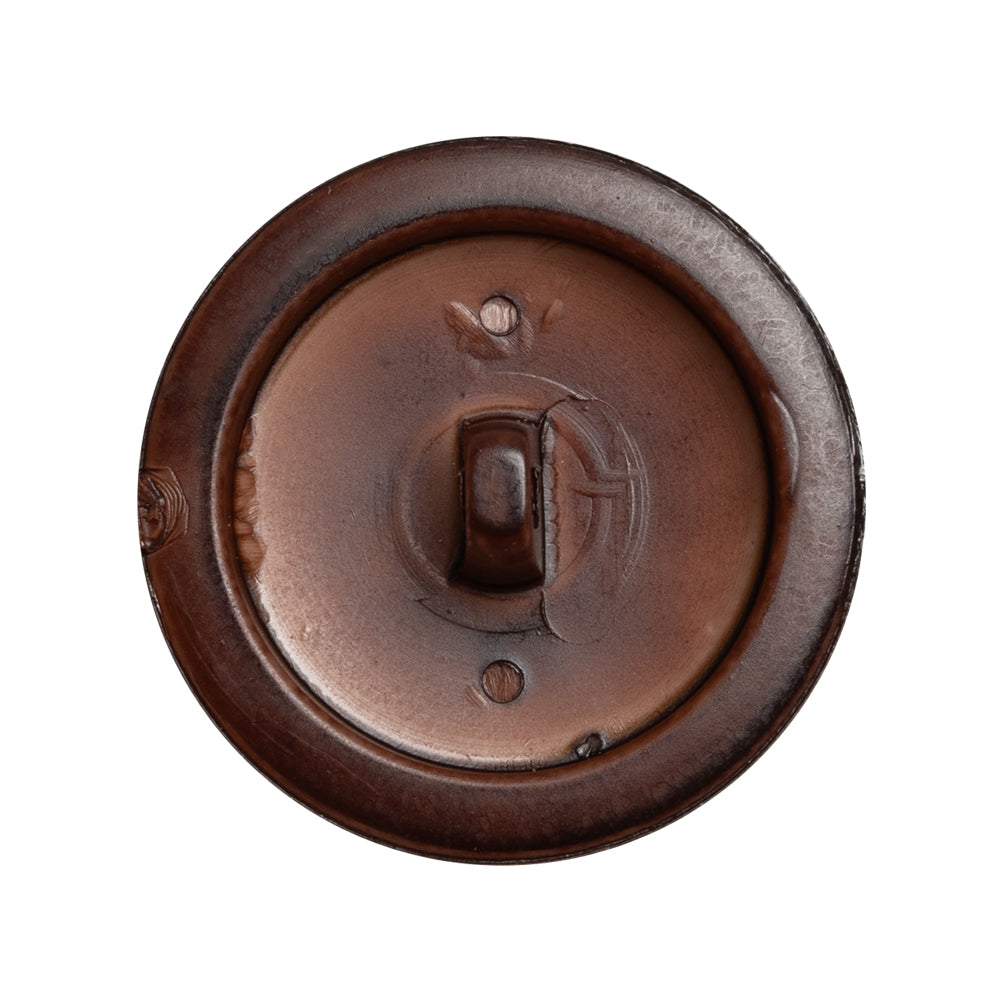 Half Dome Plastic Shank Back Button - Bordeaux Coat of Arms Embossed - 44L/28mm - Joann Fabrics