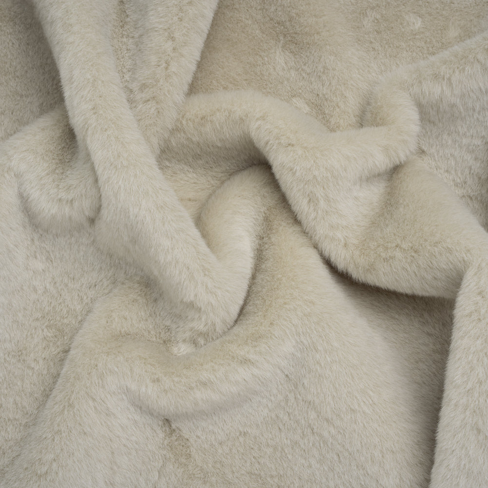 Plush Short Pile Recycled Polyester Faux Fur - Off White - Joann Fabrics