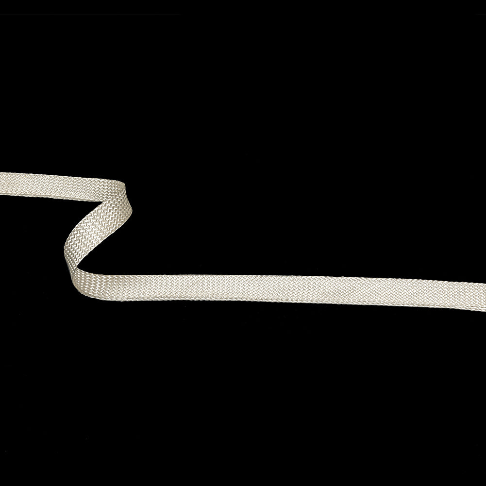Sea Salt Luminous Rayon Braided Foldover Trim - 0.5