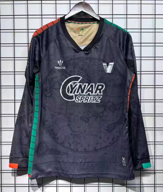 2025/2026 Long Sleeve Venezia Home Football Jersey 1:1 Thai Quality
