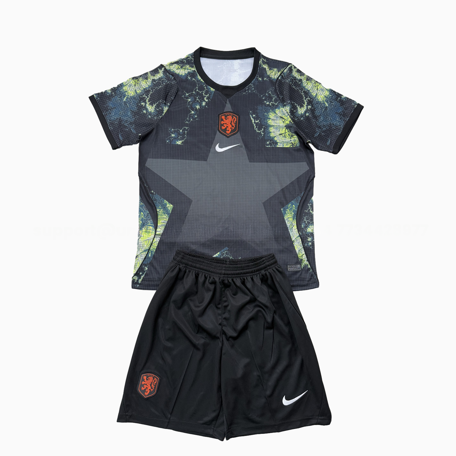 Netherlands 2026 Black Goalkeeper Men's Adult Jersey Set - Fans Version - UnitedFutballJersey