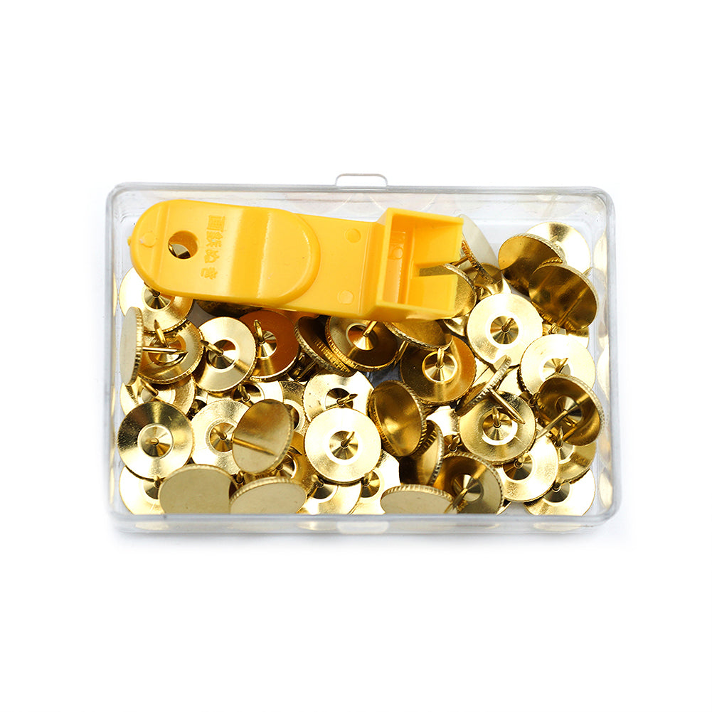 Clover Needlecraft Thumb Tacks with Remover - Brass - 60 pc - Joann Fabrics