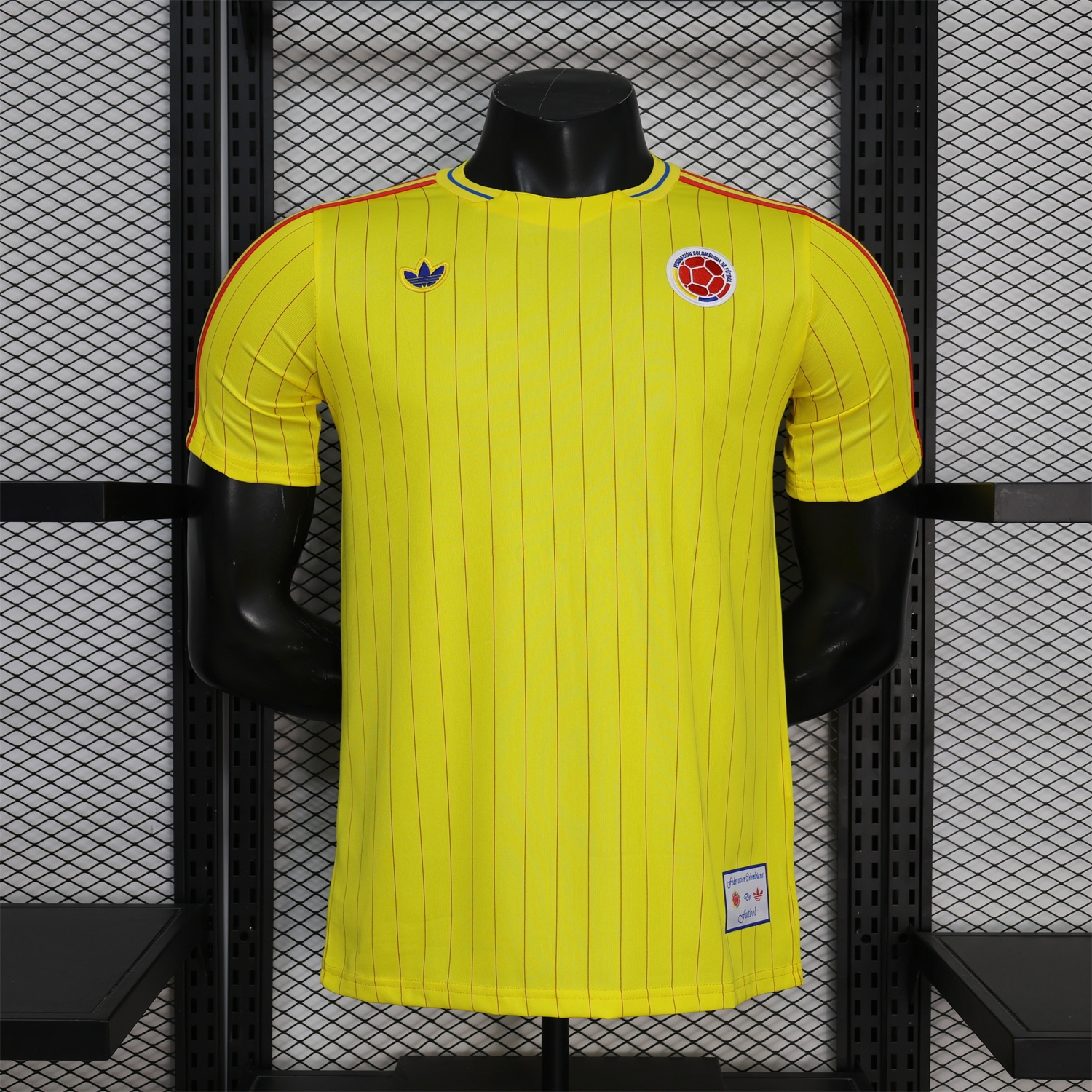 Colombia 2026 Terrace Icon Retro Casual Style Yellow Jersey - Player Version - UnitedFutballJersey