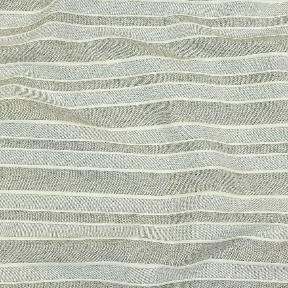 Gray and Sugar Swizzle Tactile Striped Woven - Joann Fabrics