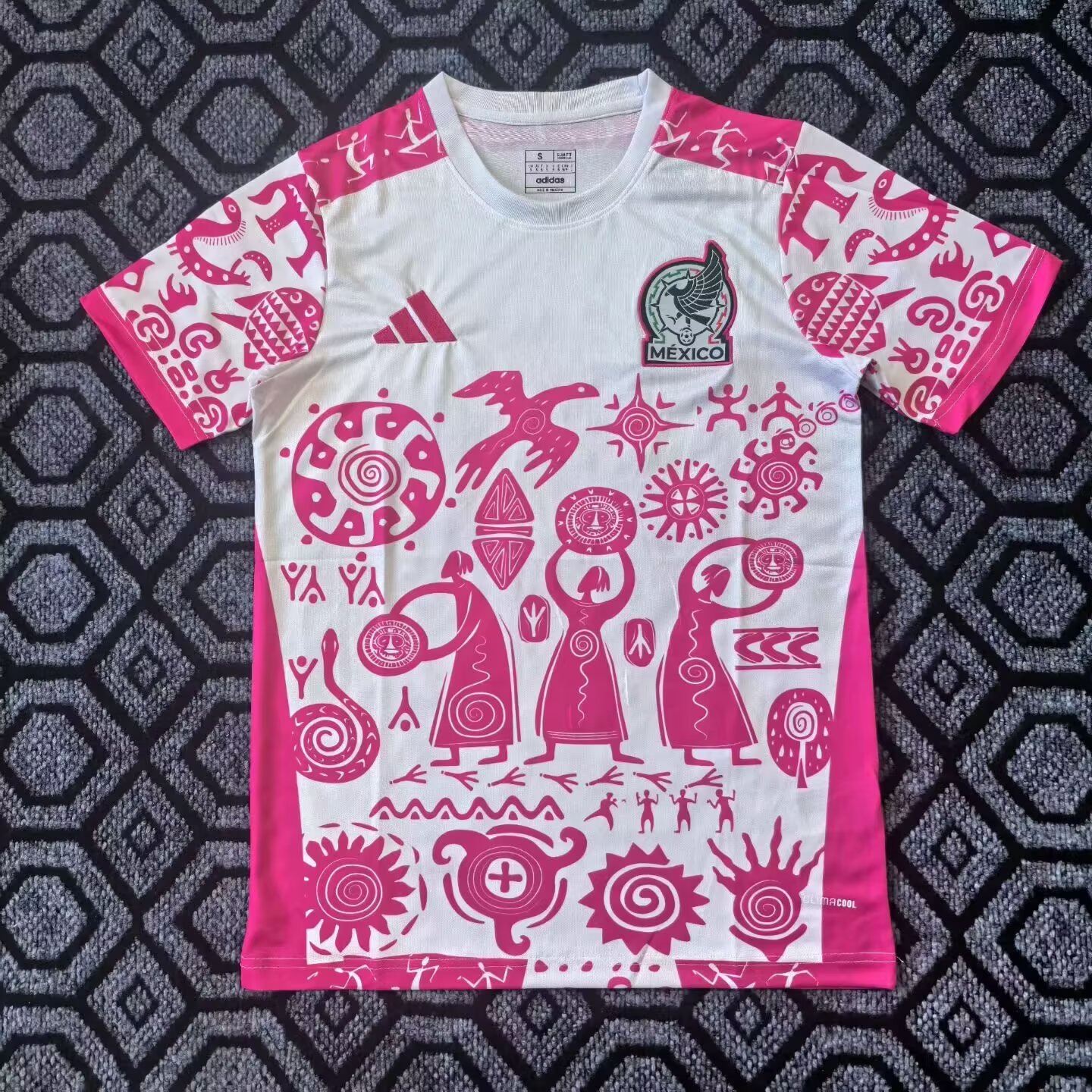 2026 Mexico Training Suit Pink Football Jersey 1:1 Thai Quality