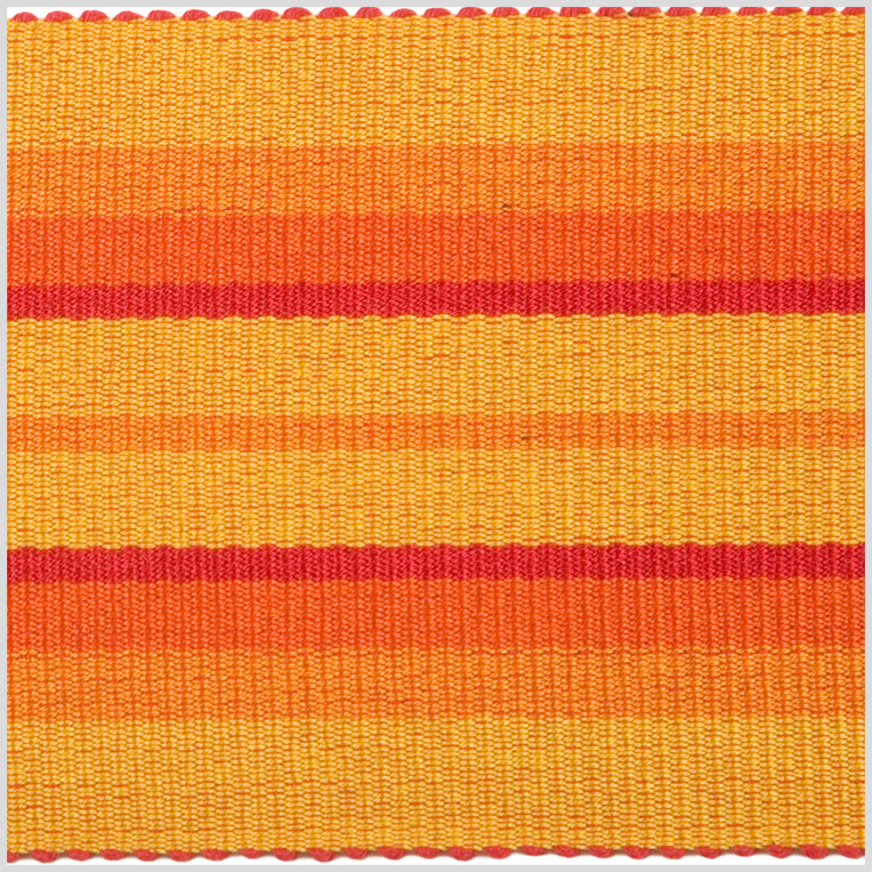 Sunshine/Orange/Mango Striped Grosgrain Ribbon - Joann Fabrics