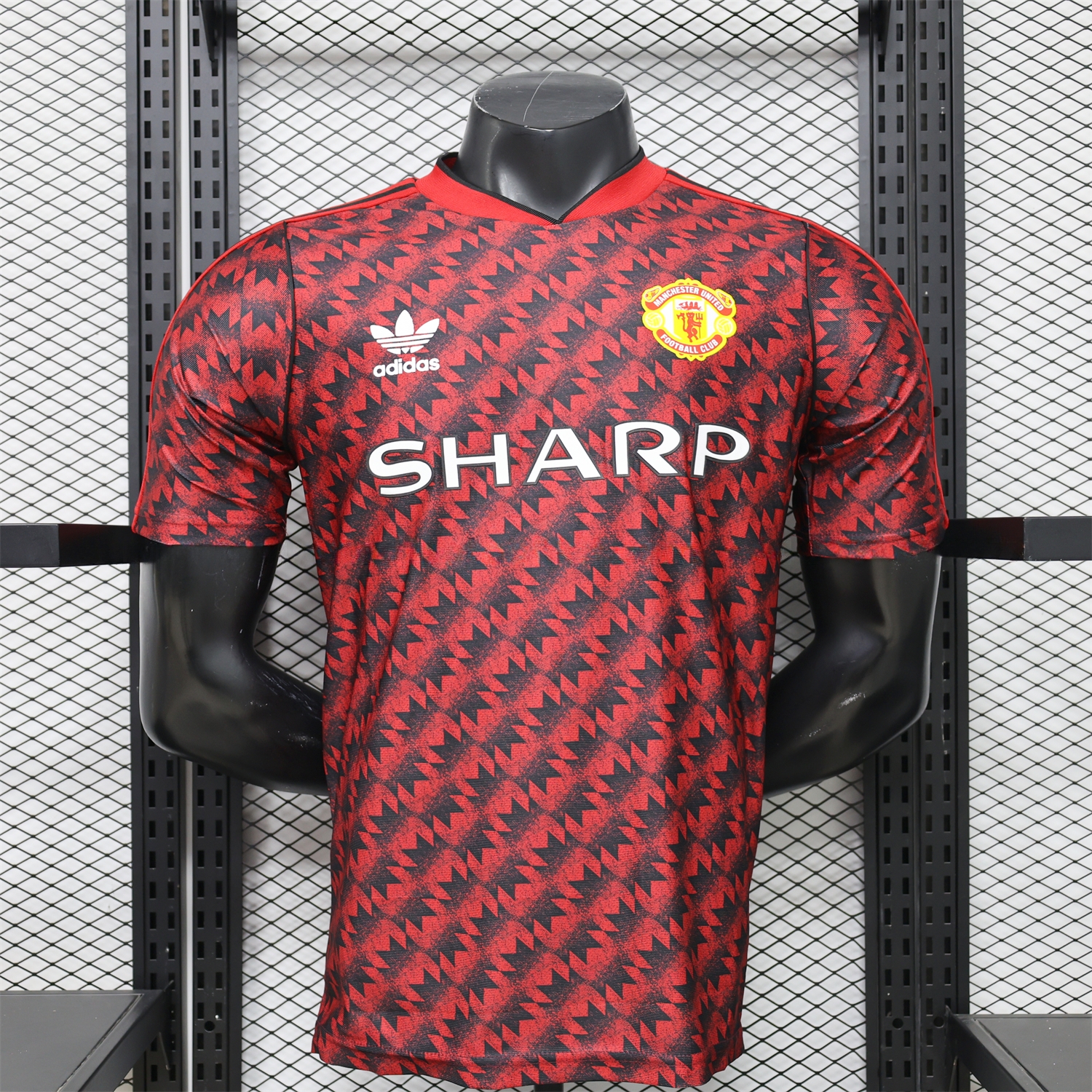 Manchester United 26-27 Terrace Icon Retro Casual Style Red Jersey - Player Version - UnitedFutballJersey