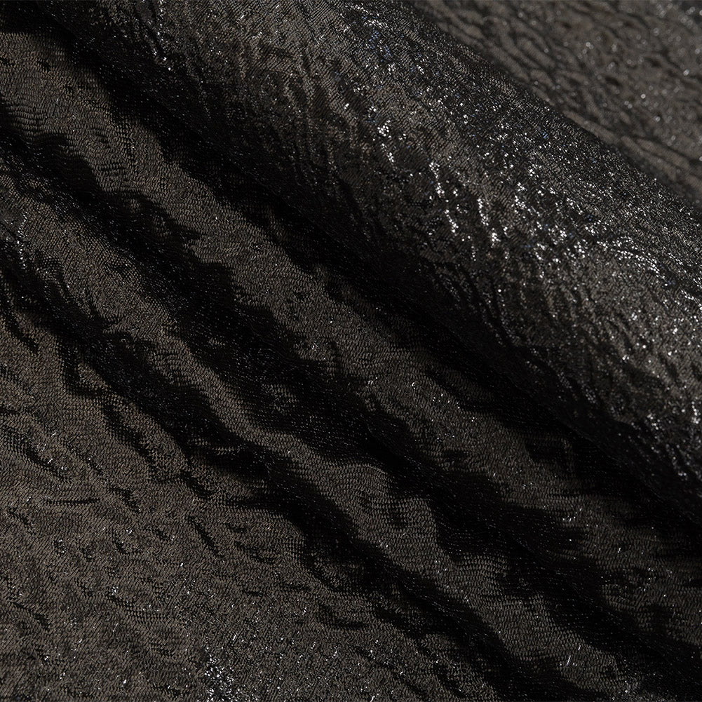 Metallic Black Abstract Luxury Brocade - Joann Fabrics