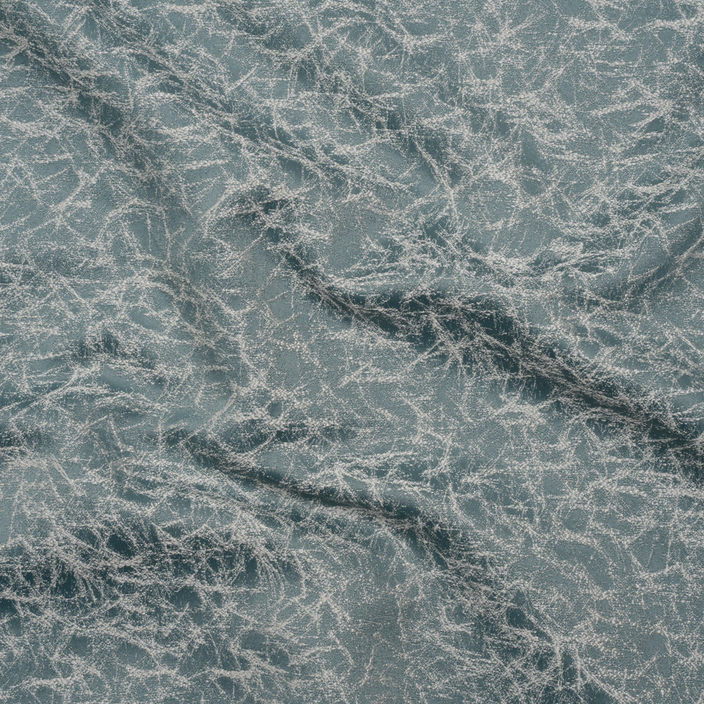 Satin-Faced Jacquard - Ocean Cracked - British Imported) - Joann Fabrics