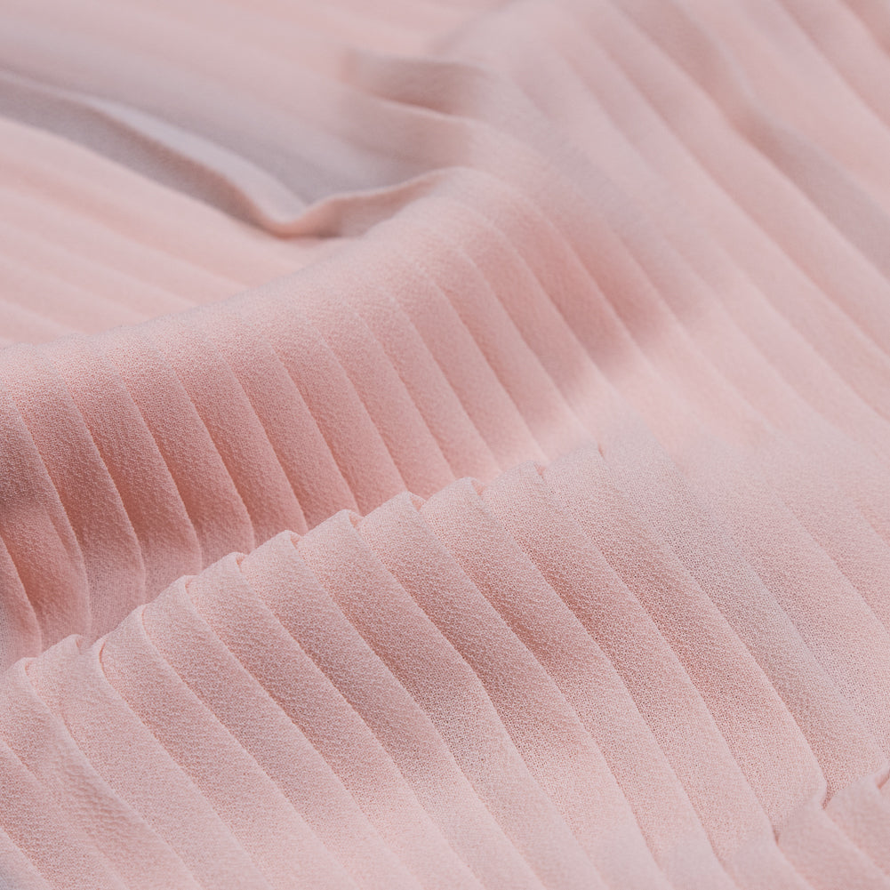 Accordion Pleated Chiffon - Rose Shadow Pink - Etereo Collection - Joann Fabrics