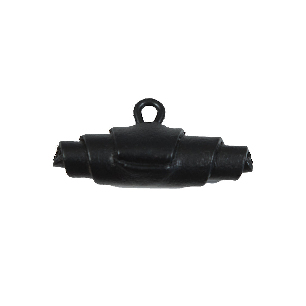 Black Leather Toggle - 60L/38mm - Joann Fabrics