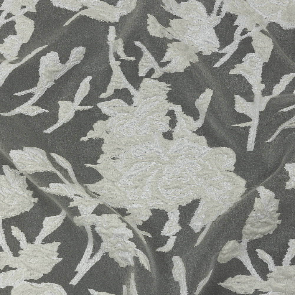 Metallic Lacquer Roses Luxury Burnout Brocade - Joann Fabrics