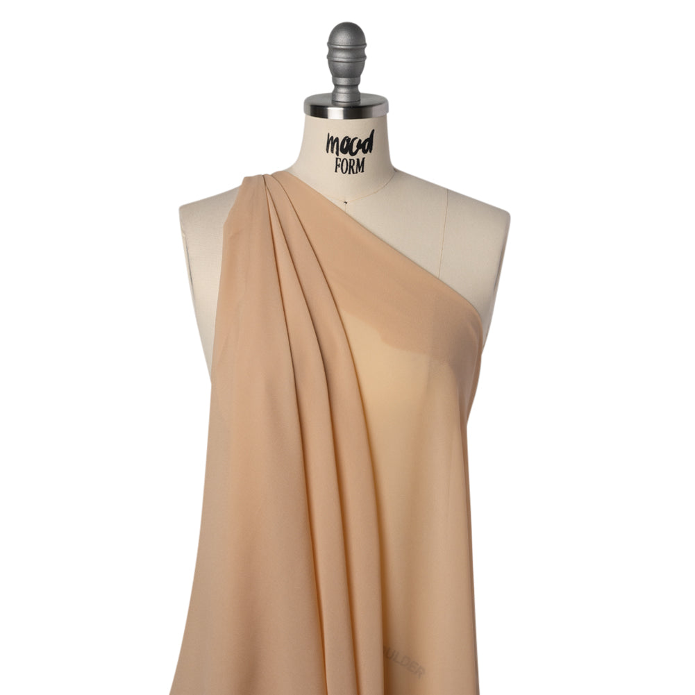 Viscose Georgette - Nude - Famous Australian Designer Deadstock - Joann Fabrics