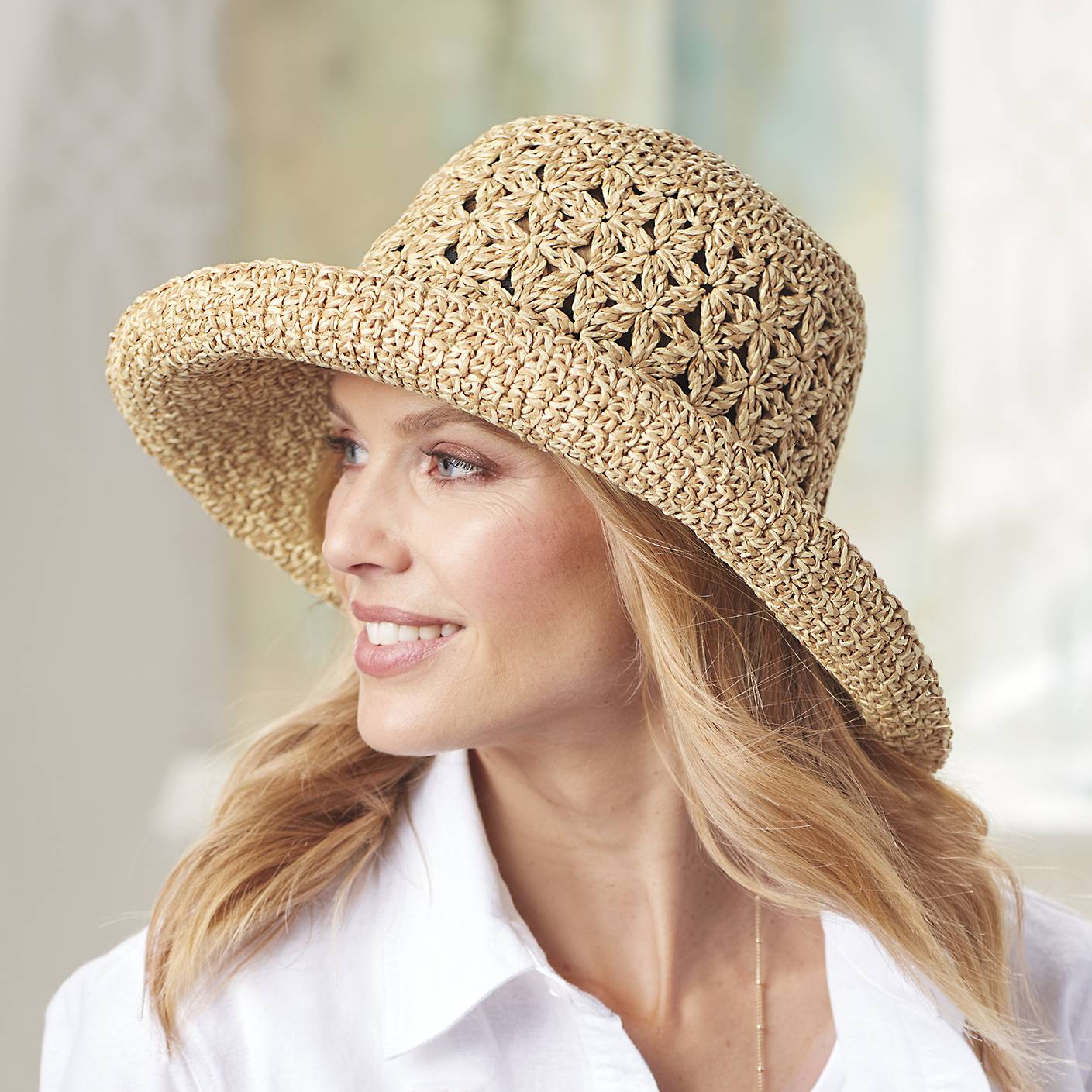 Packable Straw Hat - Northstyle Catalog