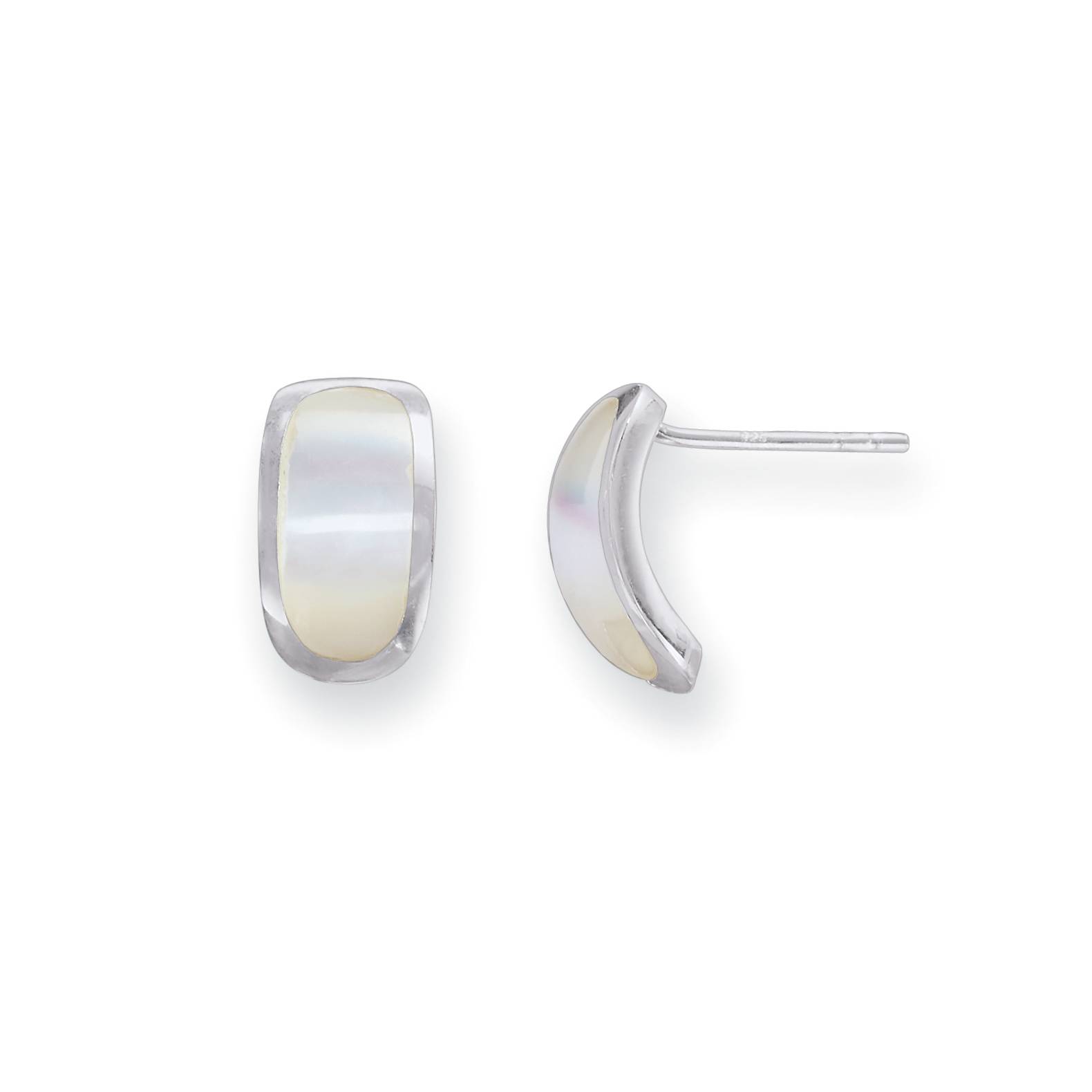 Sterling Mother-of-Pearl Post Earrings, Gift Boxed - Northstyle Catalog