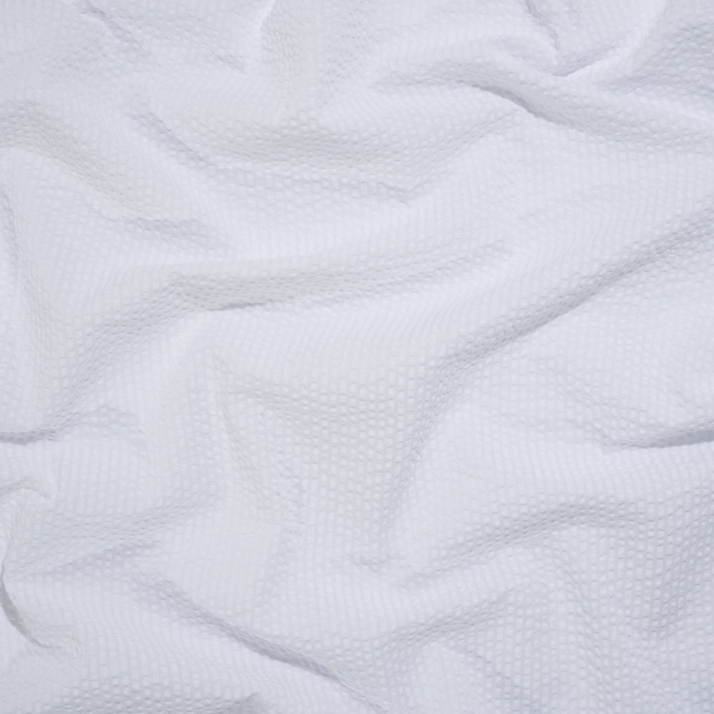 Polyester and Cotton Seersucker - White on White Candy Stripes - Wylie Collection - Joann Fabrics