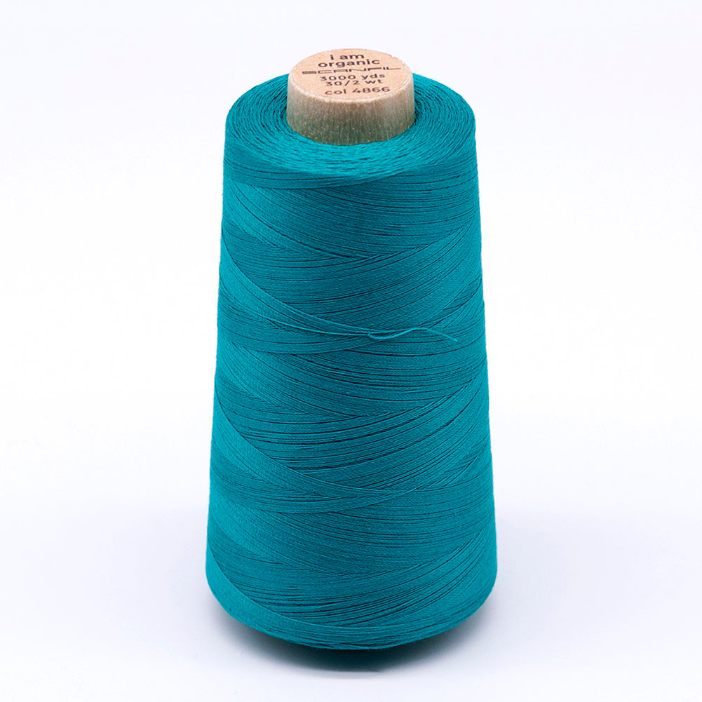 SCANFIL® 30wt Organic Pima Cotton Thread 3000 yd Cone - 4866 Tropical Green - Joann Fabrics