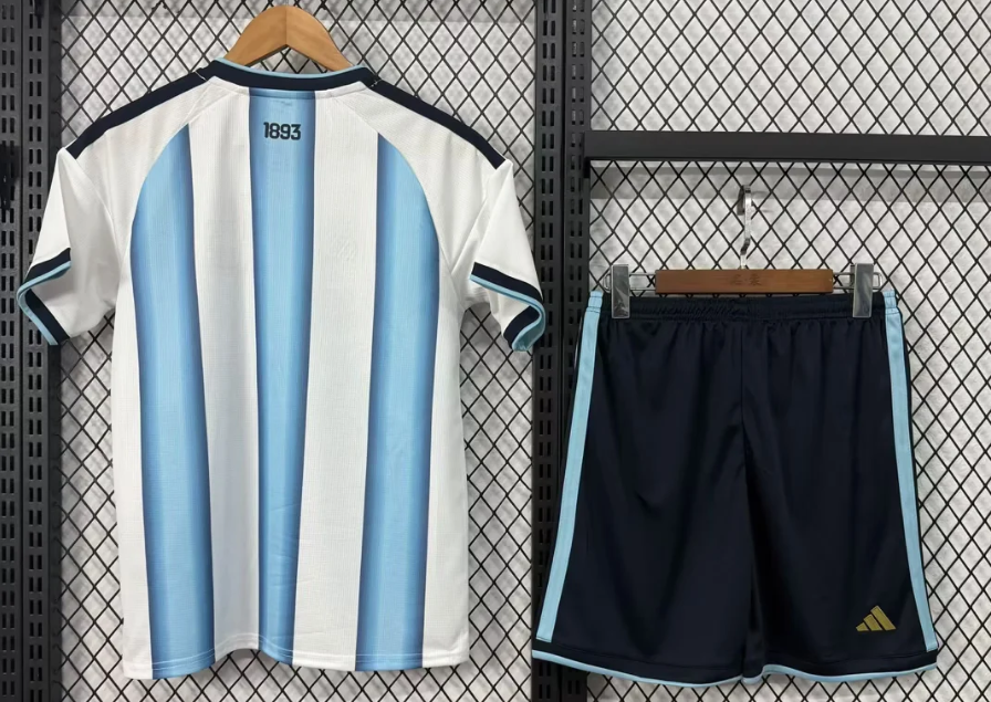 2026 Argentina Home Football Jersey 1:1 Thai Quality Kids Size