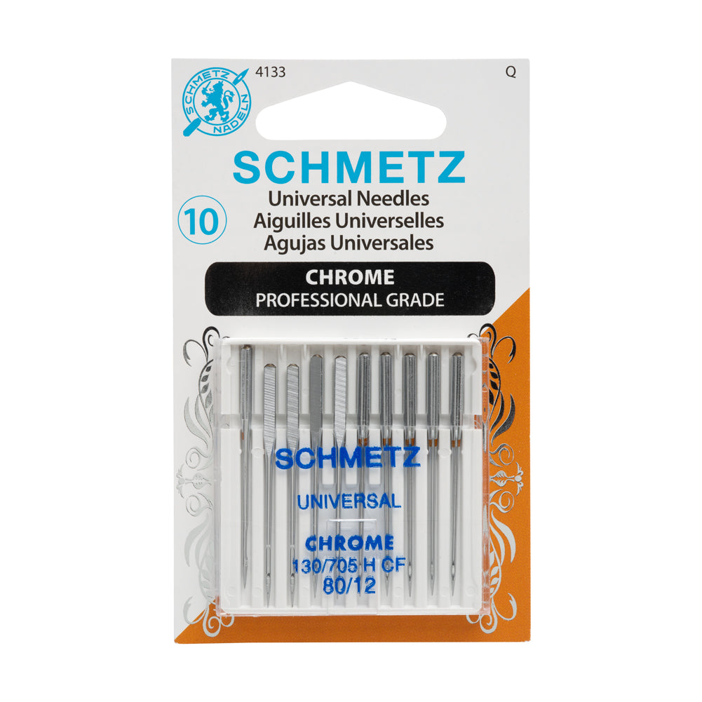 Schmetz Chrome Universal Machine Needles - 80/12 - 10 ct - Joann Fabrics