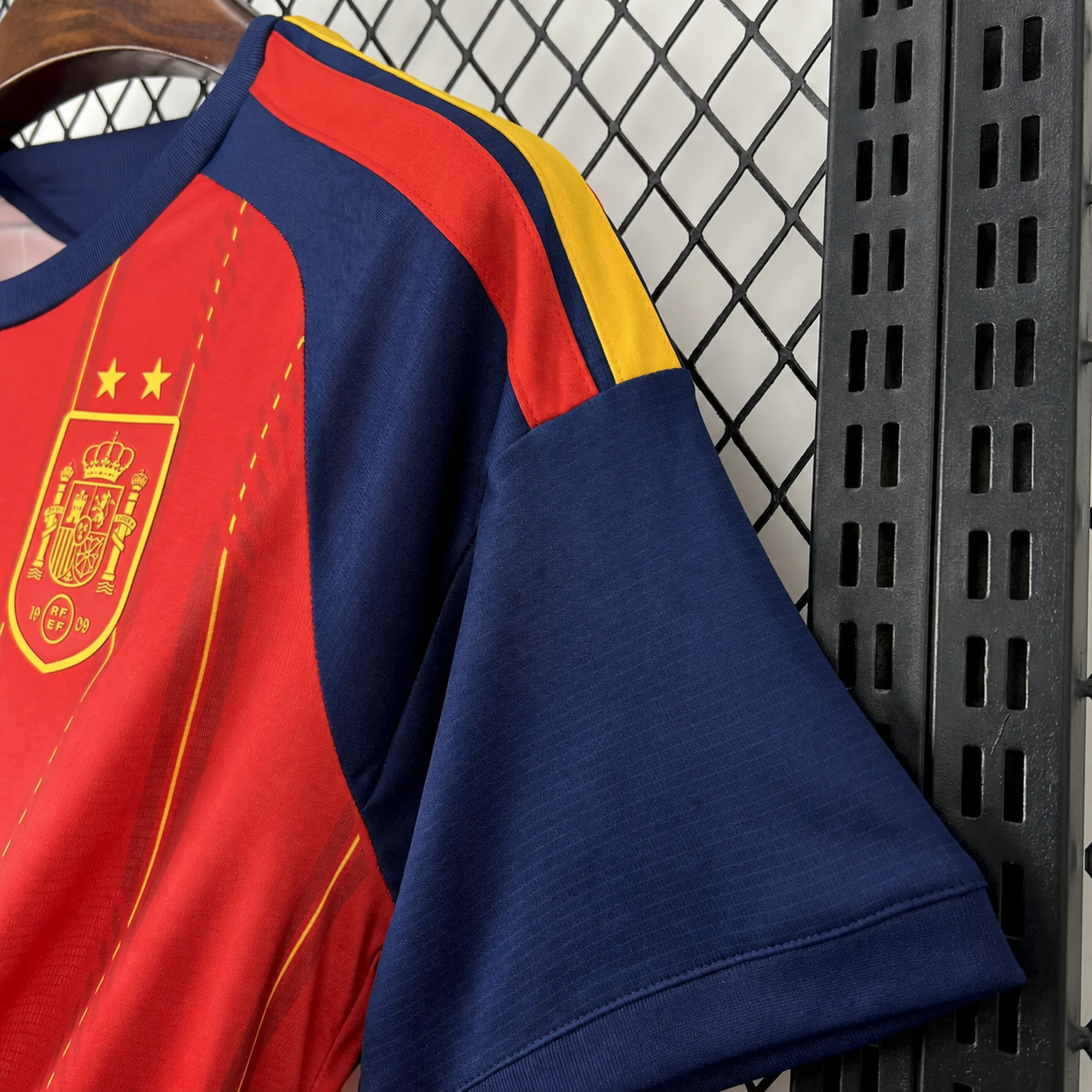 Spain 2026 Red Gold Home Football Shirt | Champions Edition