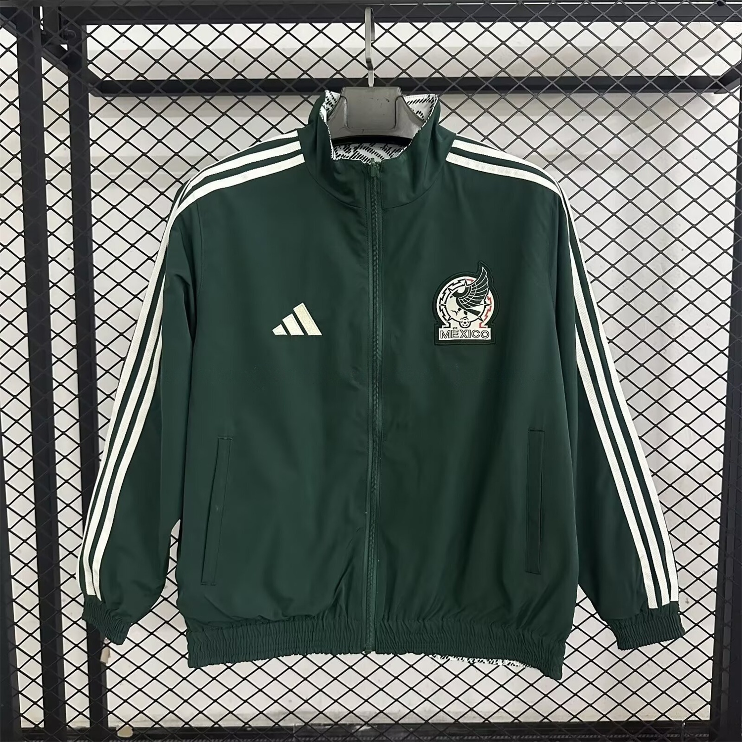 Mexico 25-26 Windbreaker Jacket - Dark Green - UnitedFutballJersey