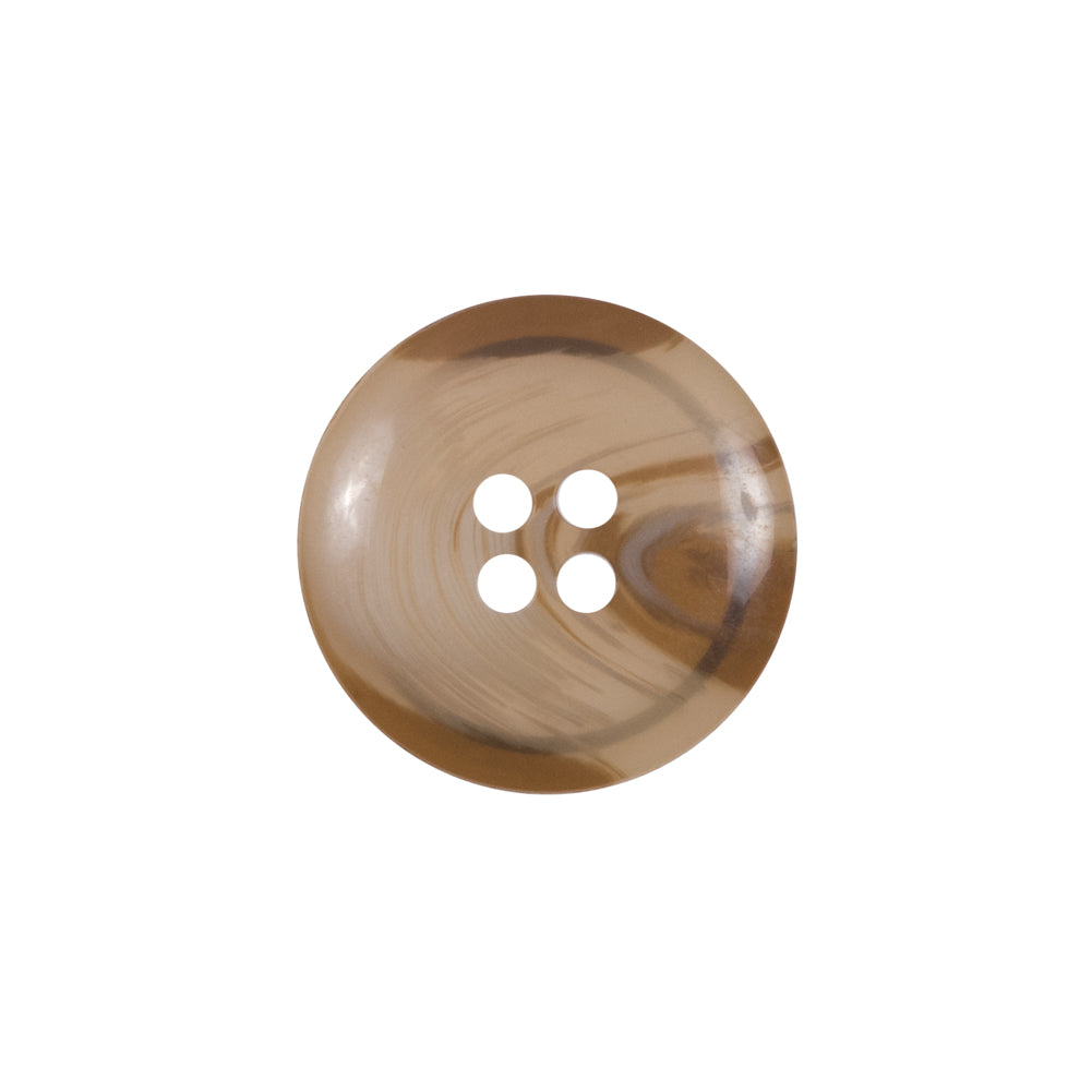 Beige and Brown Plastic 4-Hole Button - 32L/20mm - Joann Fabrics