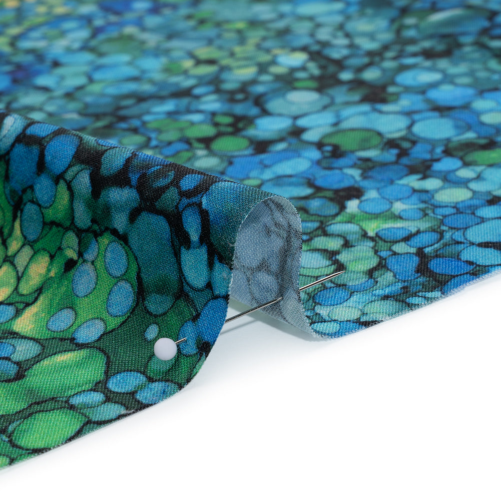 Printed Quilting Cotton by Northcott - Peacock Bubbles - Bliss Collection - Joann Fabrics