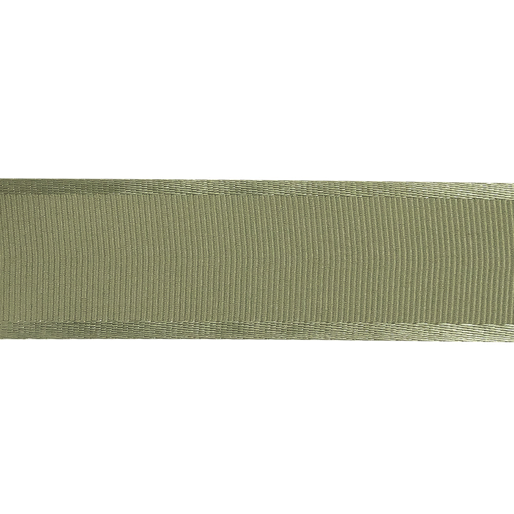 Swamp Satin-Edged Grosgrain Ribbon - 1