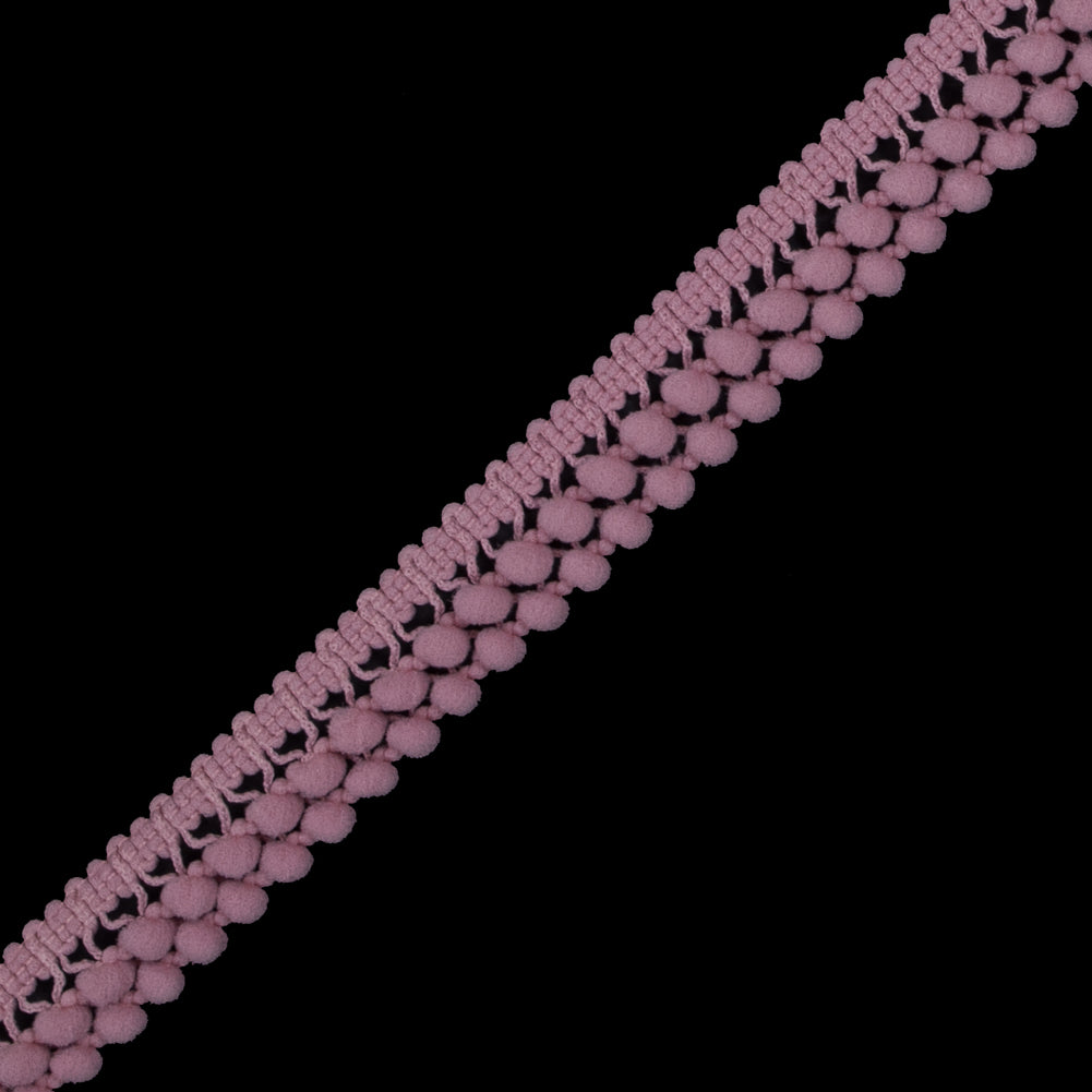 Dusty Rose Two Row Mini Pom Pom Trim - Joann Fabrics