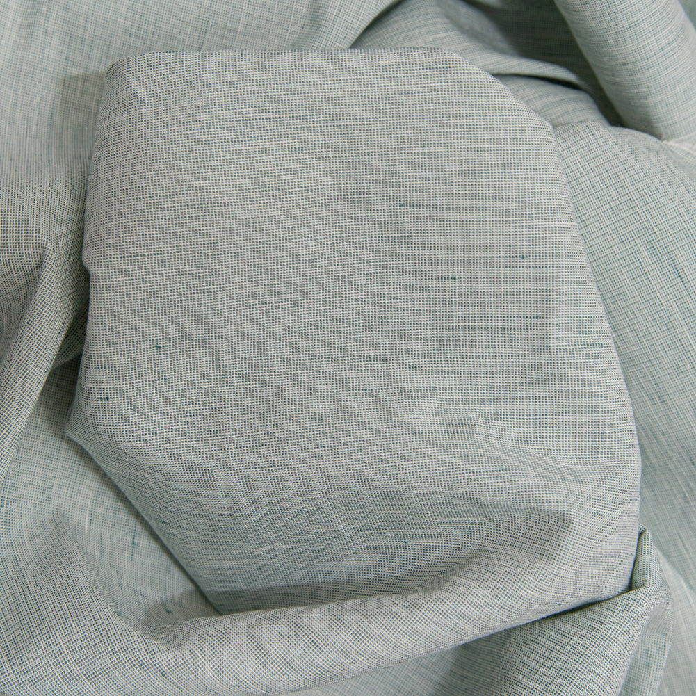 Italian Ocean Wave and White Striated Lightweight Linen Woven - Joann Fabrics