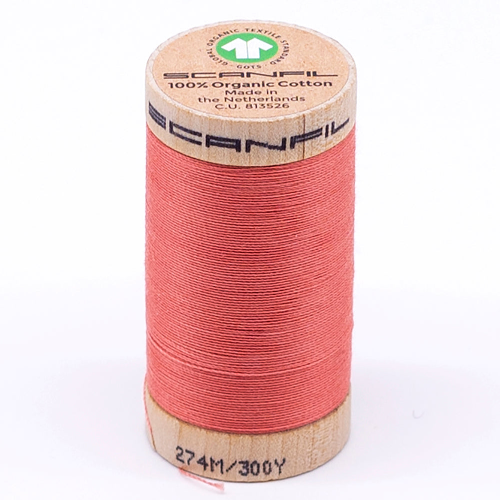 SCANFIL® 30wt Organic Pima Cotton Thread 300 yds - 4807 Burnt Coral - Joann Fabrics