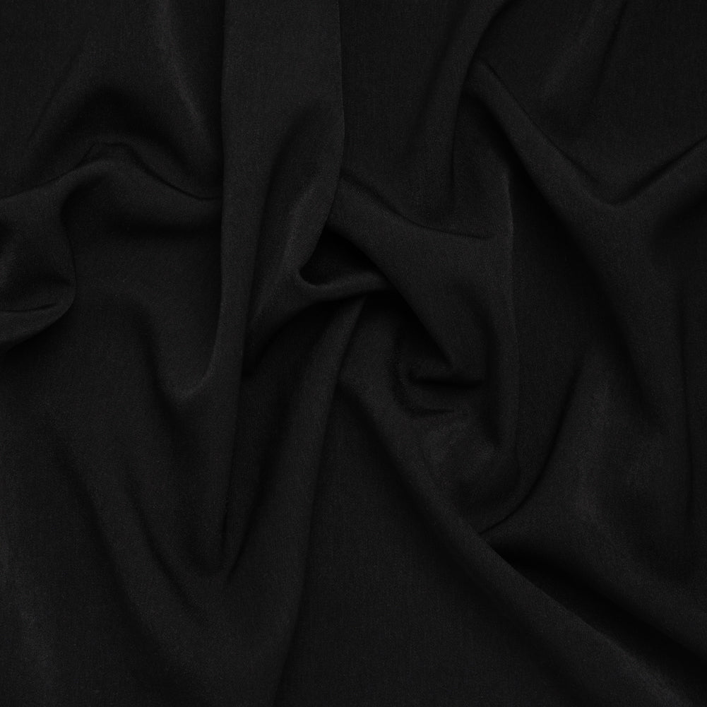 Polyester Peachskin - Black - Deadstock - Joann Fabrics