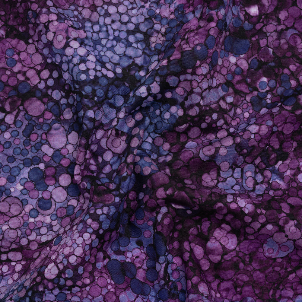 Printed Quilting Cotton by Northcott - Amethyst Bubbles - Bliss Collection - Joann Fabrics