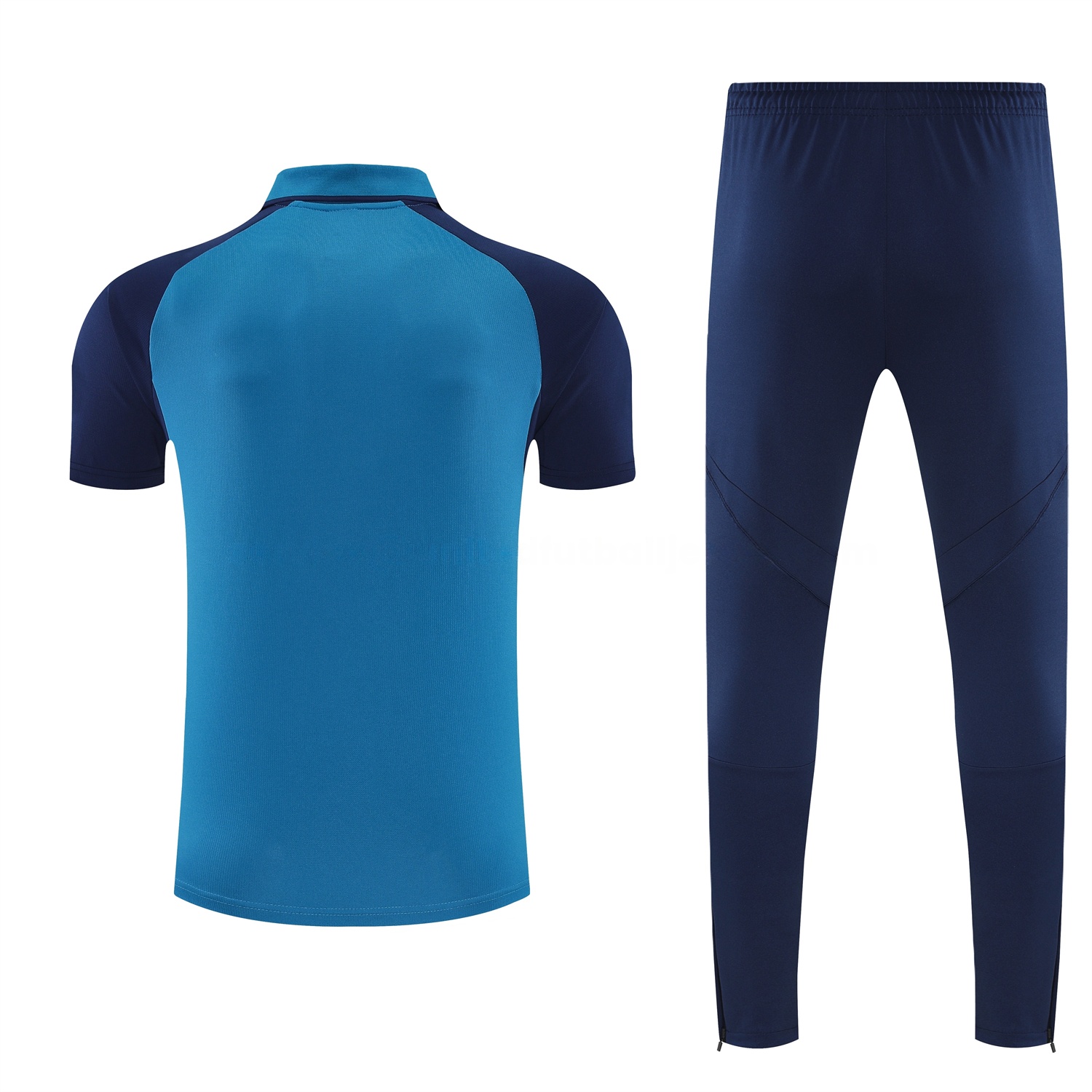 Arsenal 25-26 POLO Short-Sleeve Training Set - Royal Blue Top and Deep Blue Pants - UnitedFutballJersey