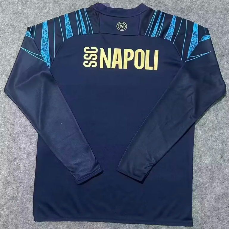2026/2027 Long Sleeve Napoli Pre-Match Football Jersey 1:1 Thai Quality