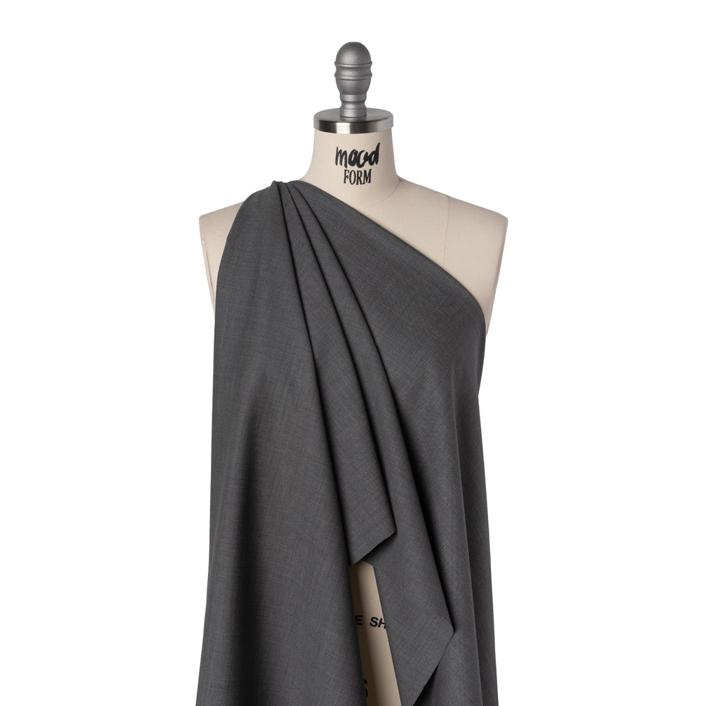 Italian Light Gray Wool-Spandex Suiting - Joann Fabrics
