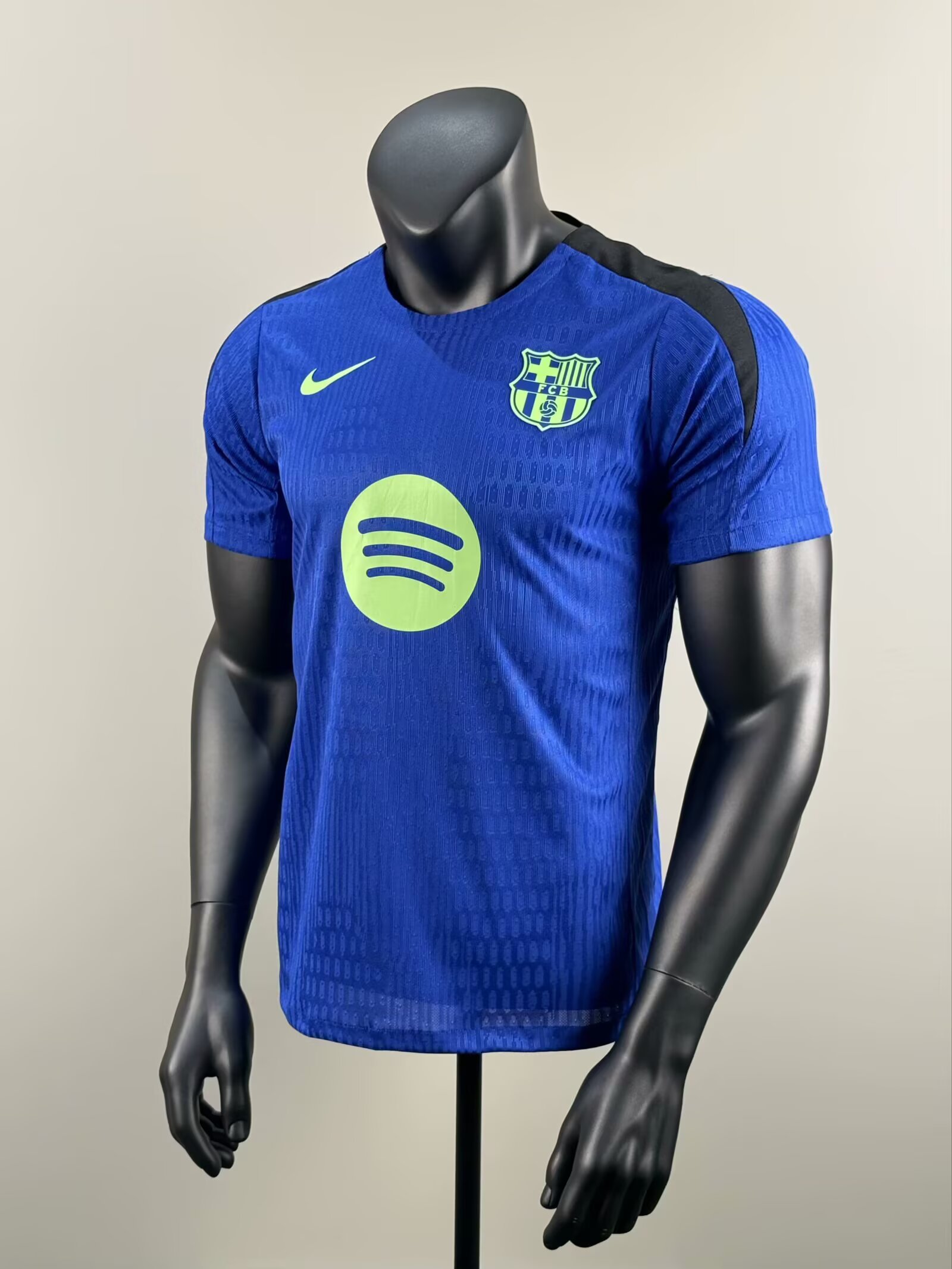 2025/2026 Player Version BarcelonaTraining clothes Blue Football Jersey 1:1 Thai quality