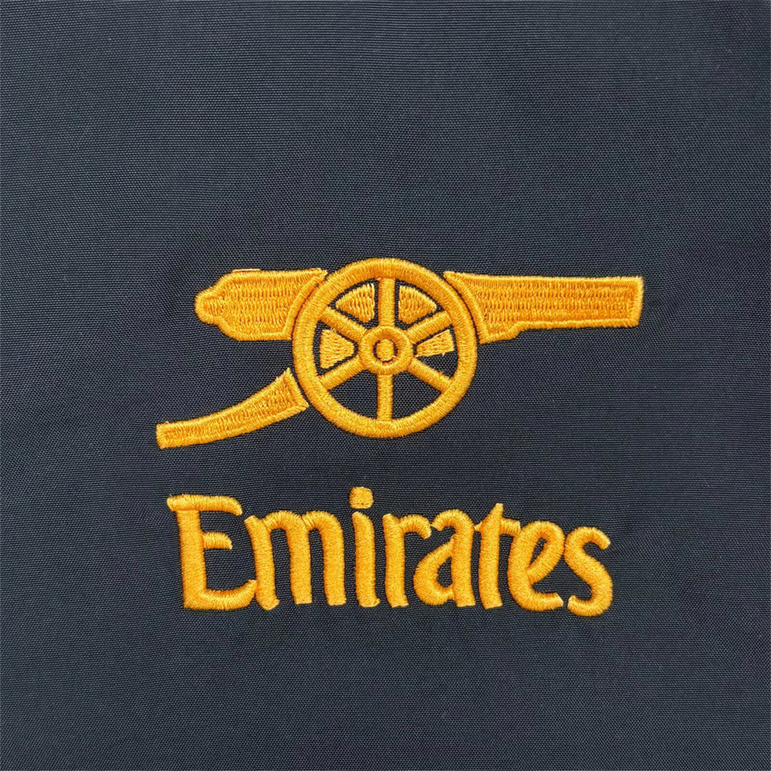 Arsenal 26-27 Weather Windbreaker Jacket - Black Orange - UnitedFutballJersey