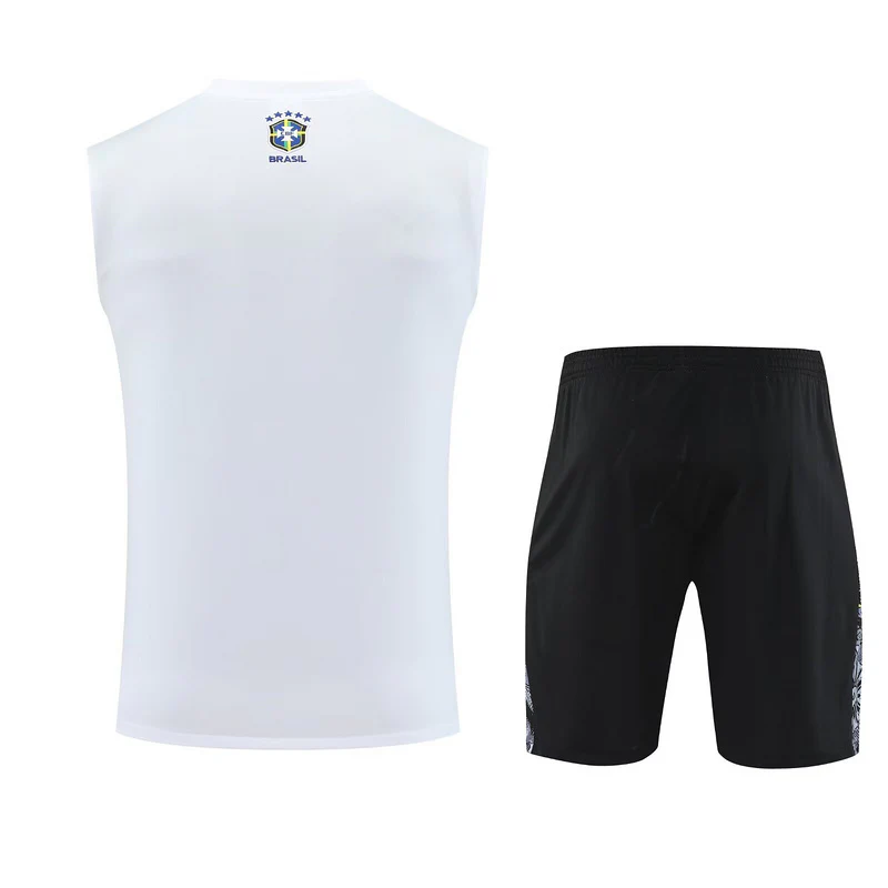 Brazil Jesus White Tank Top Set