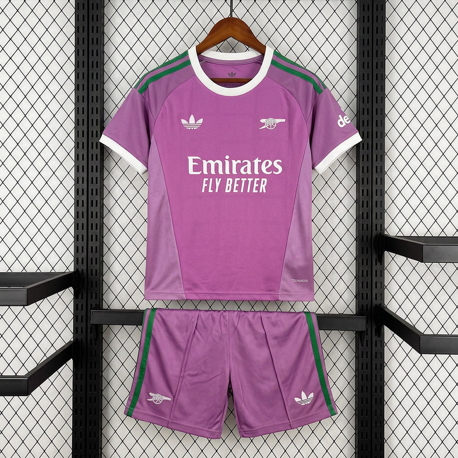 Arsenal 26-27 Purple Goalkeeper Kids Kit - UnitedFutballJersey
