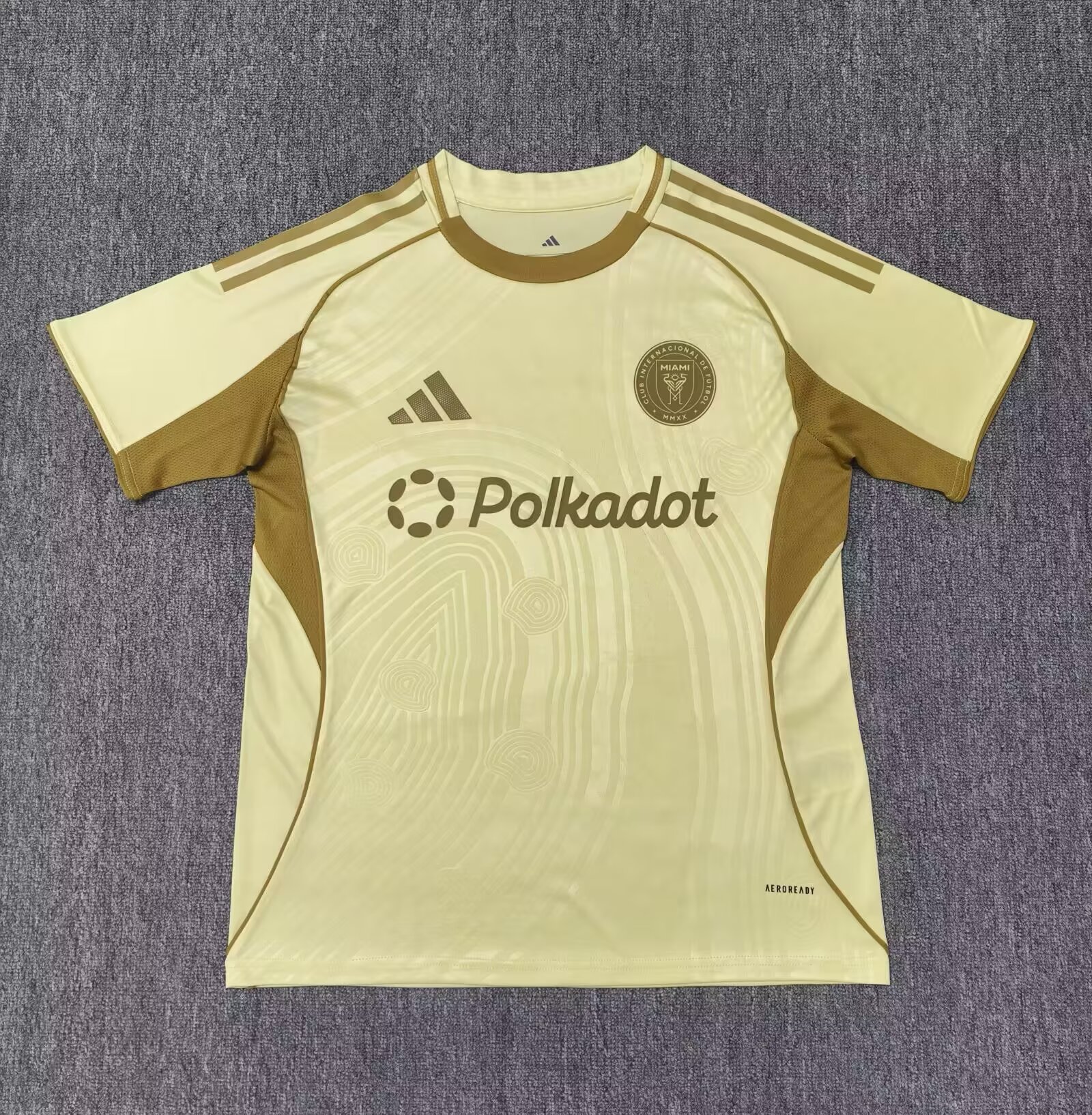 2025/2026 Inter Miami Training clothes Yellow Football Jersey 1:1 Thai Quality