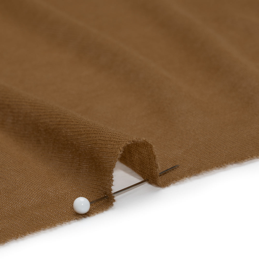 Lightweight Cotton Interlock Knit - Brown Sugar - Designer Deadstock - Joann Fabrics