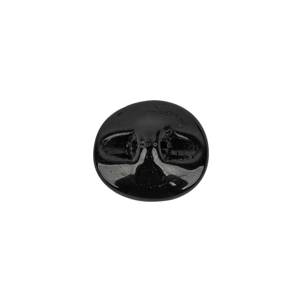 Darkest Pearl Blue Dome Shaped Oval Self Back Button - 24L/15mm - Joann Fabrics