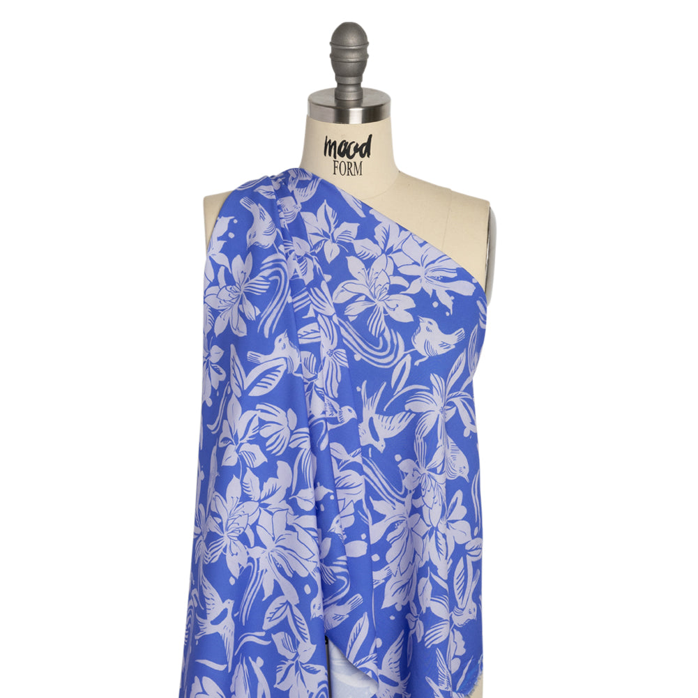 Mood Exclusive Periwinkle Airborne Acoustics Stretch Sustainable Rayon Batiste - Joann Fabrics