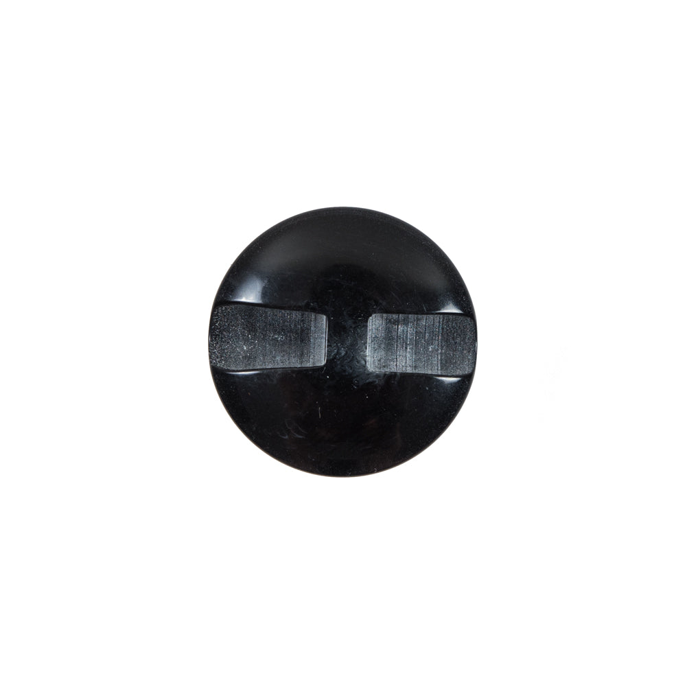 Italian Black Glossy Plastic Button - 24L/15mm - Joann Fabrics