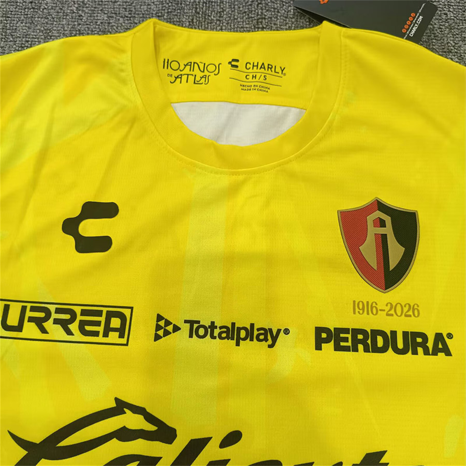 Atlas 26-27 Yellow Goalkeeper Jersey - Fans Version - UnitedFutballJersey