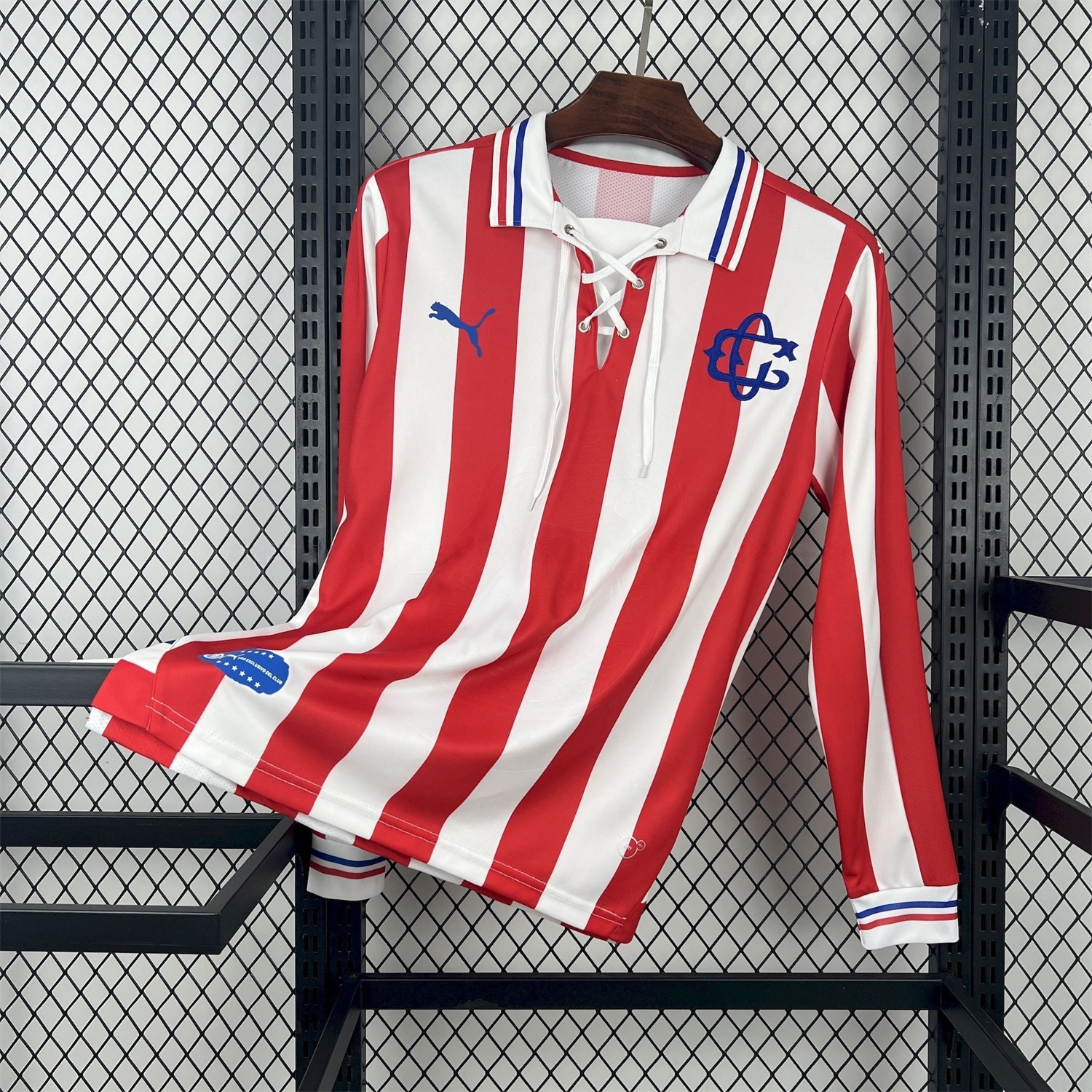 Retro Chivas de Guadalajara 2016-17 110-Years Anniversary Long Sleeves Jersey - UnitedFutballJersey