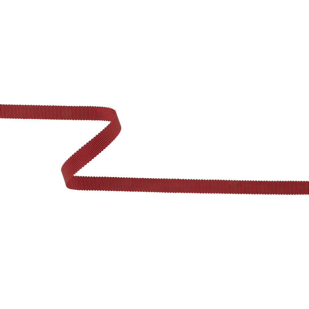 Wine Petersham Grosgrain Ribbon - 0.375