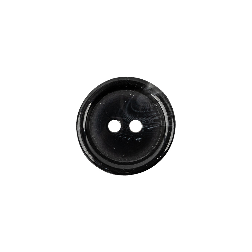 Smoky Black 2-Hole Plastic Button - 24L/15mm - Joann Fabrics
